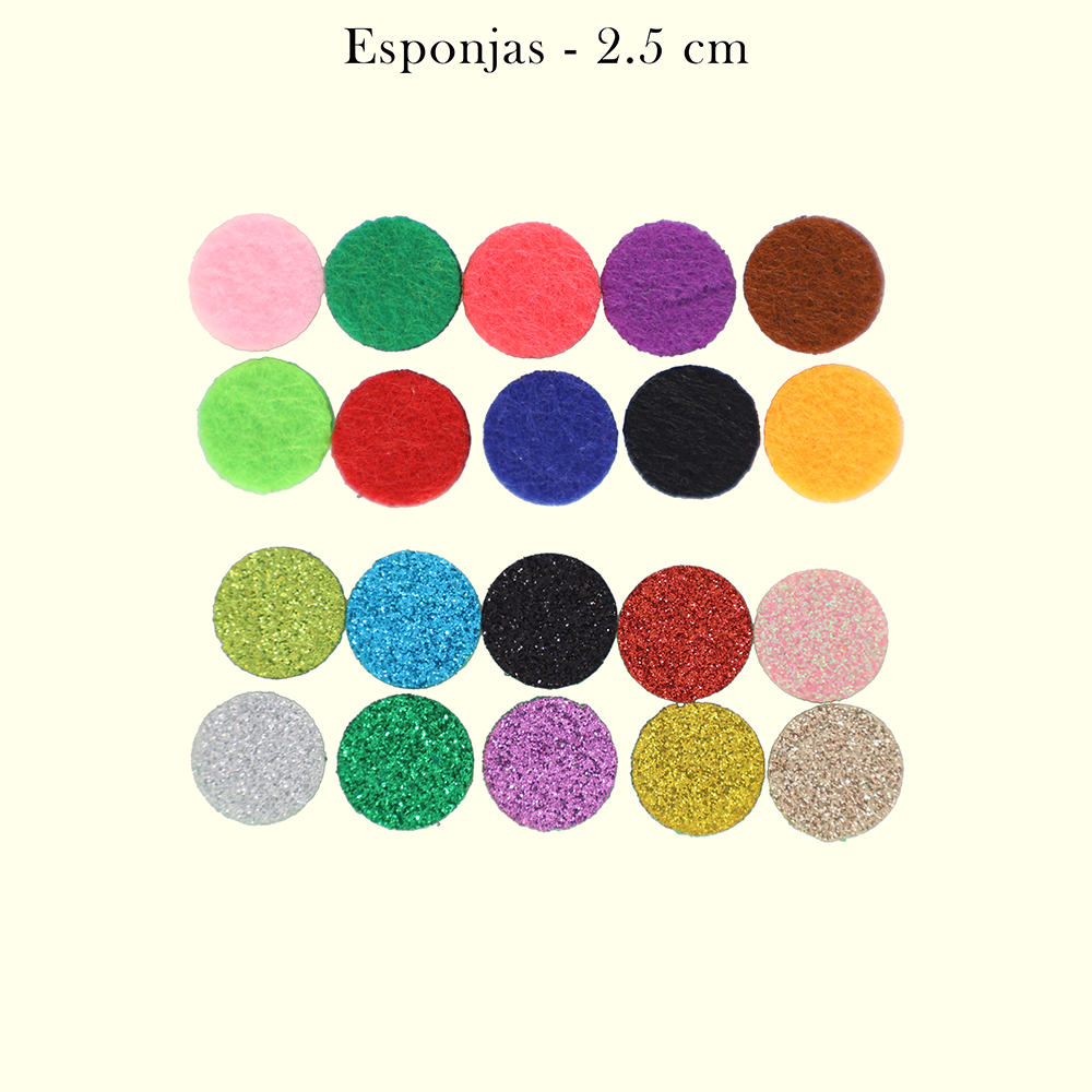 Kit 10 Esponjas - 2.5 cm